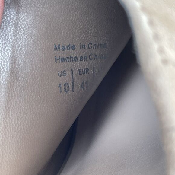 Aldo Womens Summer Slides Sandals Shoes Size 10 Tan Suede Chunky Block Heel EUC - Picture 11 of 13